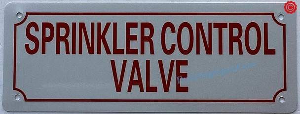 SPRINKLER CONTROL VALVE Signage