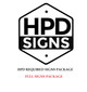 hpd signs package