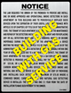 GAS BUILDING: 3 Family | Non Fireproof - Combustible | HPD required Signs Package (White, Aluminum)-El blanco Line