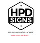hpd signs package