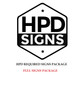 hpd signs package