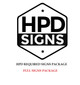 hpd signs package