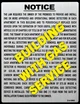 GAS BUILDING: 3 Family | FIREPROOF BUILDING - NON COMBUSTIBLE  | HPD required Signs Package (White, Aluminum)-El blanco Line