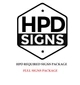 hpd signs package