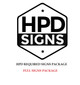 hpd signs package