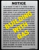 GAS BUILDING: 7 Family |Fireproof -NON Combustible | HPD required Signs Package (SILVER, Aluminum, COMES WITH DOUBLE SIDED TAPE)-The Silver Line