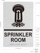 SPRINKLER RISER ROOM BRAILLIE SIGN
