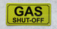 NYC GAS SHUT OFF SIGN