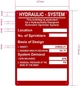 NYC HYDRAULIC SYSTEM SIGN -THIS BUILDING IS PROTECTED BY HYDRAULIC SYSTEM SIGN