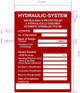FD THIS BUILDING IS PROTECTED BY HYDRAULIC SYSTEM SIGN