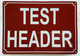 TEST HEADER COMPLIANCE SIGN