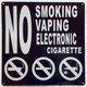 NO SMOKING NO VAPING NO ELECTRONIC CIGARETTE COMPLIANCE SIGN