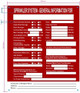 FD SPRINKLER SYSTEM GENERAL INFORMATION SIGN