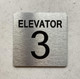 FD ELEVATOR NUMBER 3 THE PARK AVE LINE SIGN