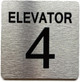 FD ELEVATOR NUMBER 4 THE PARK AVE LINE SIGN