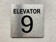 NYC ELEVATOR NUMBER 7 THE PARK AVE LINE SIGN