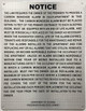 HPD CARBON MONOXIDE DETECTING DEVICE COMPLIANCE SIGNS