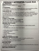 HPD HPD EMERGENCY NOTIFICATION SIGNS
