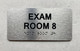 NYC EXAM ROOM SIGNS WITH RAISED LETTERS (EXAM ROOM 8)