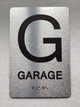 FLOOR GROUNF SAFETY SIGN WITH RAISED LETTERS