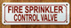 FIRE SPRINKLER CONTROL VALVE COMPLIANCE SIGN