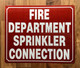 FIRE DEPARTMENT SPRINKLER CONNECTION COMPLIANCE SIGN