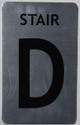 Stair D Signage