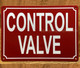 FD CONTROL VALVE SIGN
