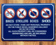 NYC NO STORAGE IN HALLWAY SAFETY SIGN