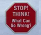 STOP ME IF YOU THINK I AM DOING SOMETHING UNSAFE STICKER