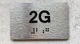 NYC APT NUMBER 2G SIGN-UNIT NUMBER SIGN WITH RAISED LETTERS
