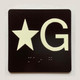 FD ELEVATOR FLOOR NUMBER THE LEXINGTON AVE LINE (STAR G- STAR GROUND) SIGN
