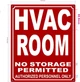 FD HVAC ROOM SIGN