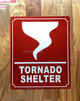 TORNADO SHELTER SAFETY SIGN