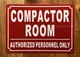 HPD COMPACTOR ROOM SIGN