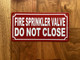 FD FIRE SPRINKLER VALVE