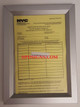 NYC HPD Certificate of Inspection Visits Frame 6x9 (MDL § 329) -pdf file