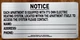 HPD KEY TO HEATING SYSTEM Notice  FOR ELECTRIC BUILDING -each apartment has its own electric heating system (Brush silver,8.5" x 4" Aluminum )