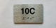 Apartment Number unit 10C Safety Sign
