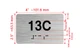 Apartment Number unit 13C Hpd Sign