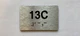 Apartment Number unit 13C Ada Sign