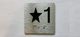 Elevator Floor Number / Elevator Jamb Plate STAR 1 Hpd Sign
