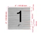 Elevator Floor Number / Elevator Jamb Plate 1 Hpd Sign