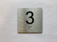Elevator Floor Number / Elevator Jamb Plate 3 Compliance Sign
