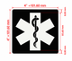 Elevator Jamb Plate STAR OF LIFE Ada Sign
