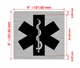 Elevator Jamb Plate STAR OF LIFE Ada Sign