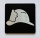 Elevator Floor Number / Elevator Jamb Plate helmet symbol Nyc Sign