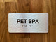 Pet Spa Sign with Raised Letters & Grade 2 Compliance Sign