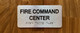 Fire Command Center Sign with Raised Letters & Grade 2 Braille Sign