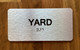 Yard Sign with Raised Letters & Grade 2 Ada Sign